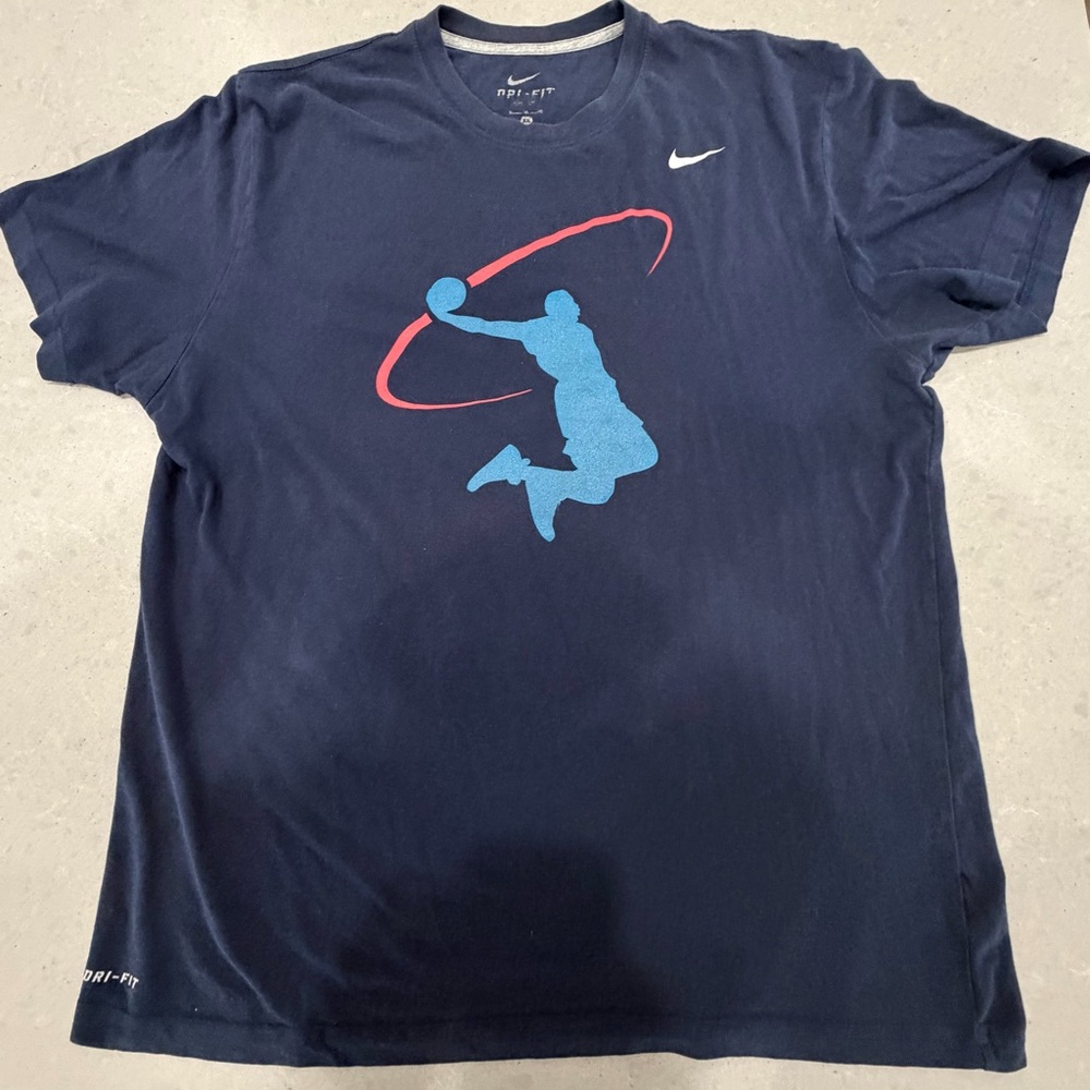 Nike Dri-FIT LeBron James Navy Blur Tee